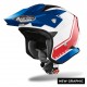 AIROH TRR S KEEN BLUE/RED GLOSS CASCO TRIAL